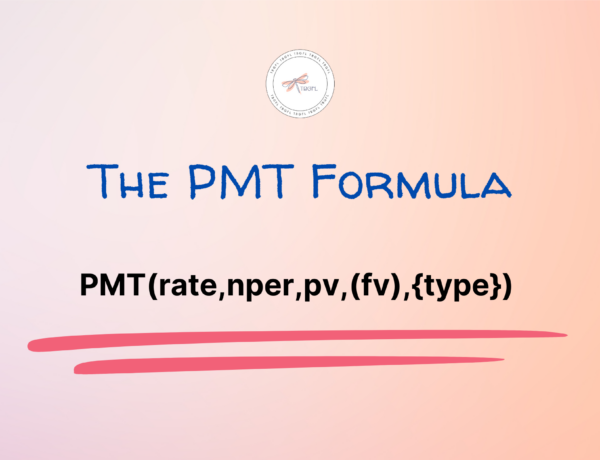Understanding the use of PMT formula